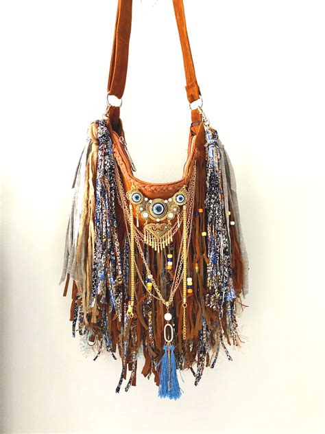 Boho Fringe Purse .